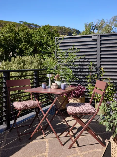 Cafésæt ABORG B60xL60 aubergine