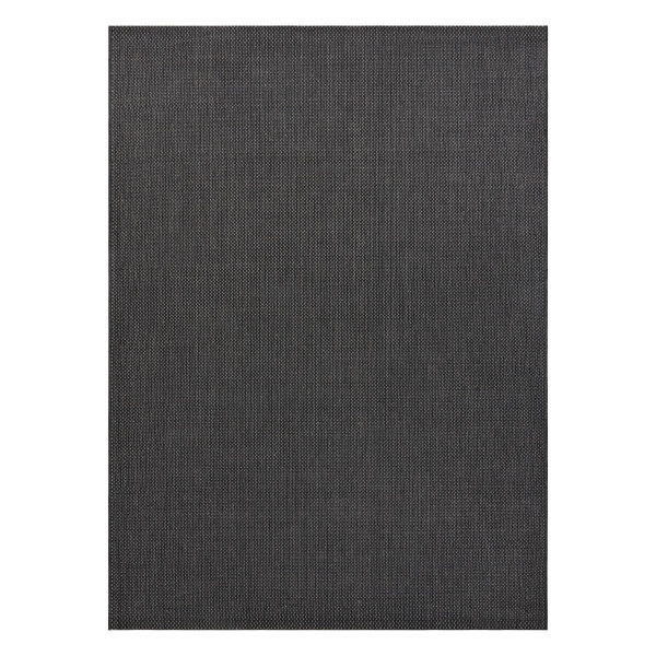 Dywan SZNURKOWY SIZAL FLAT 48663/090 czarny GŁADKI 80x150 cm
