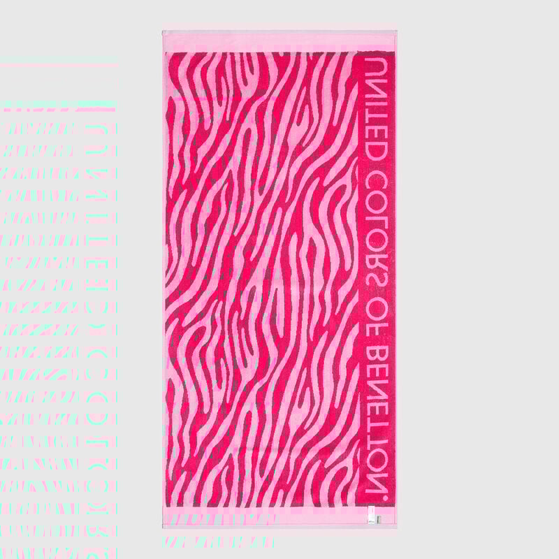 Animal print beach towel