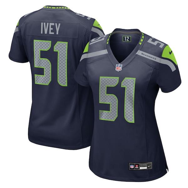 Jared Ivey Seattle Seahawks Nike Women's Team Game Jersey -  College Navy