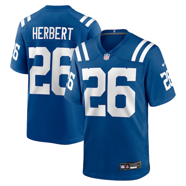 Khalil Herbert Indianapolis Colts Nike Team Game Jersey -  Royal