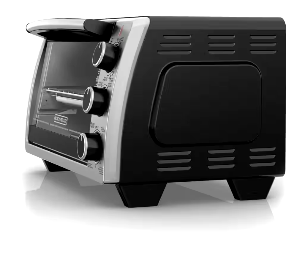 Black & Decker Convection Toaster Oven w/ 4 Functions, Stainless Steel, 6-Slices