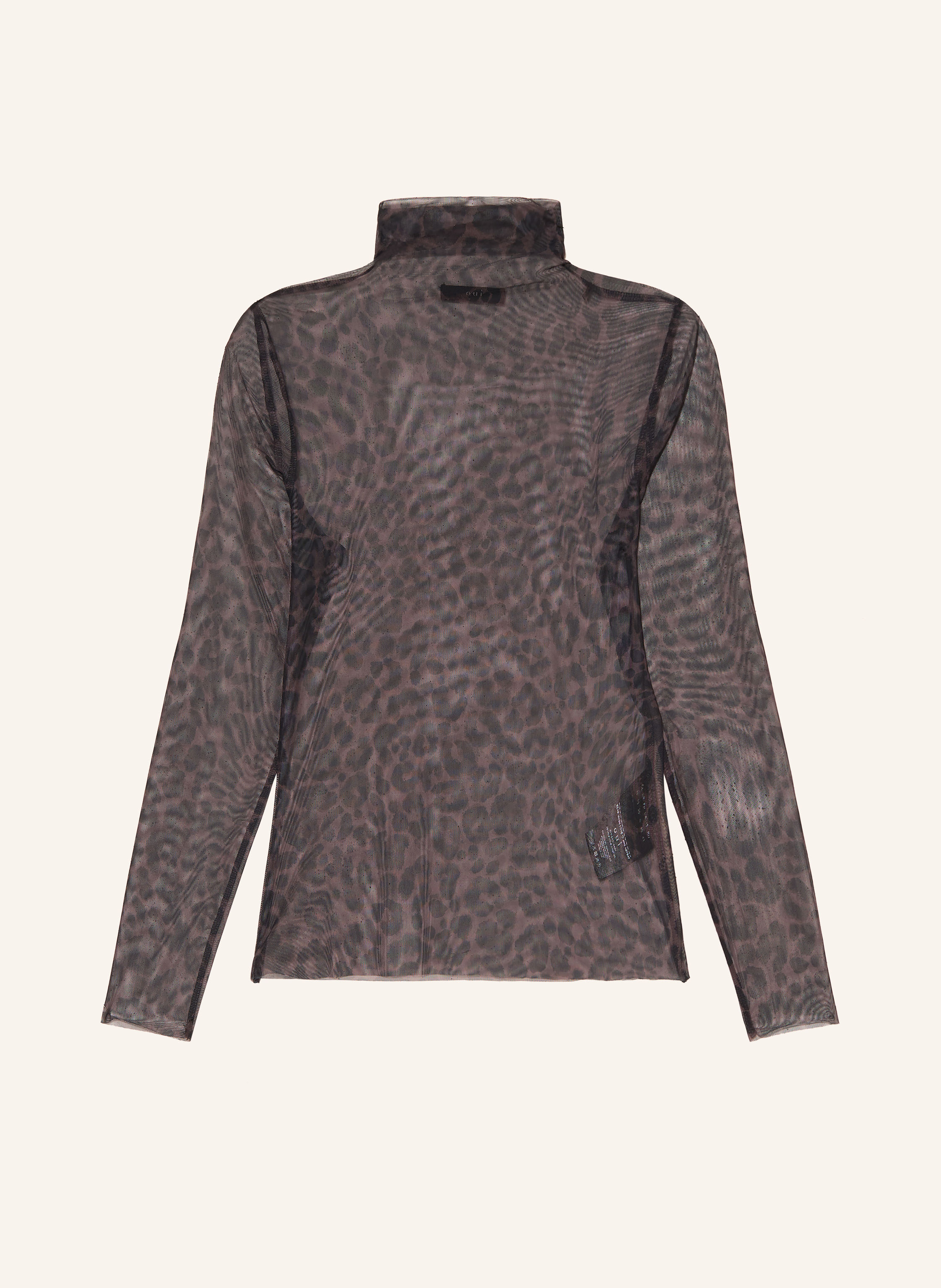 Oui Longsleeve aus Mesh