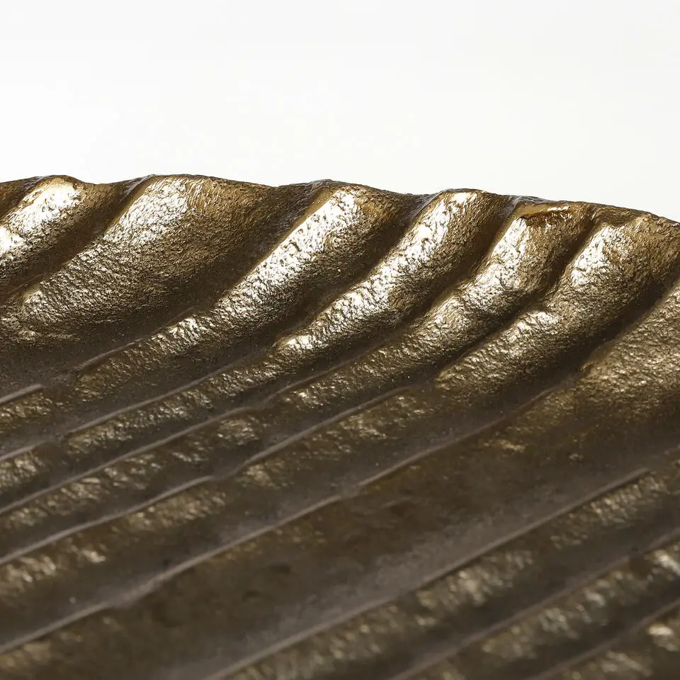 Casa Vivante Calabria Decoratie Bord &Oslash;27 cm donkergoud