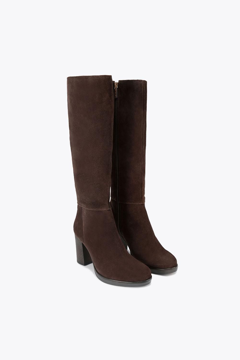 Carvela Silver Knee' Suede Boots