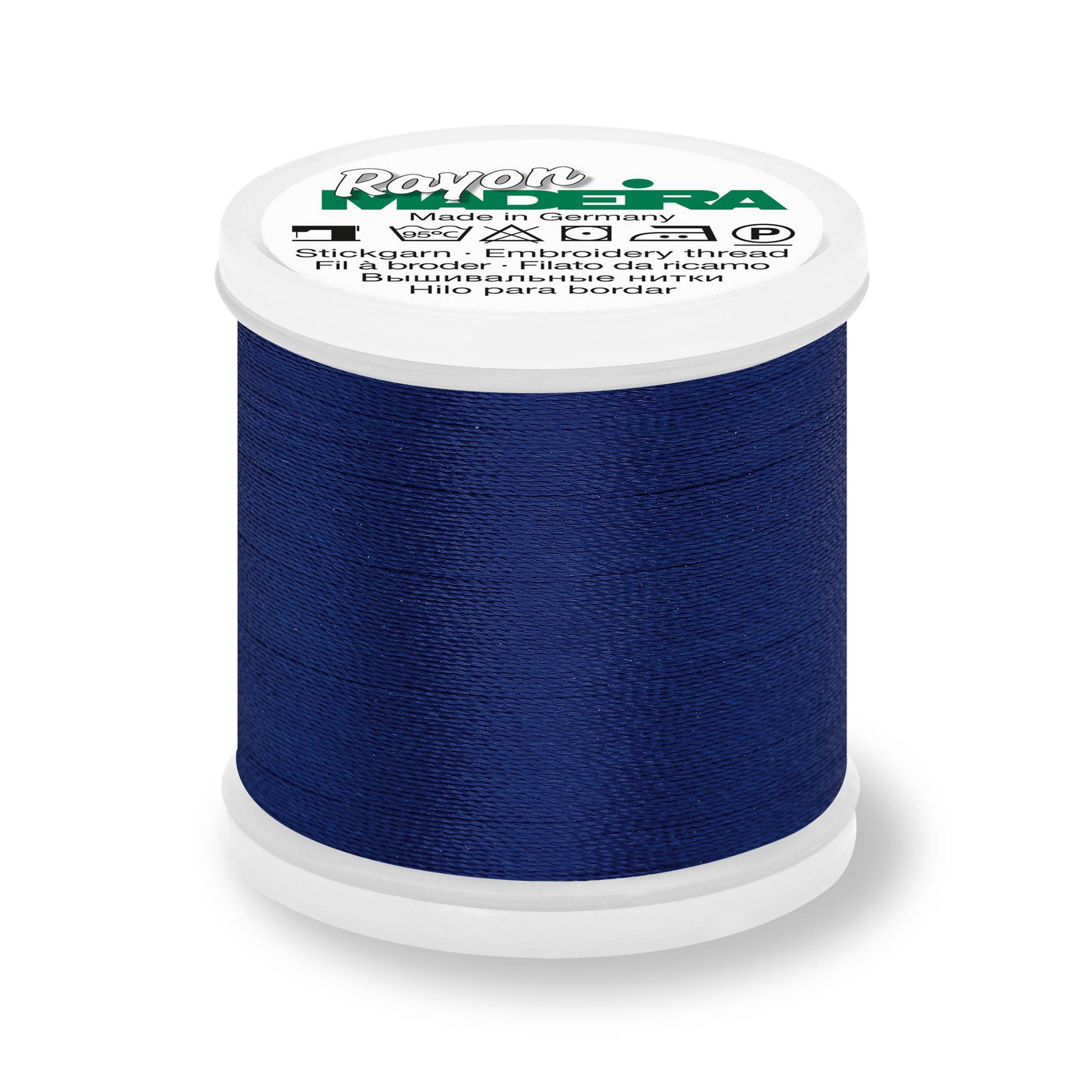 Madeira Dark Navy Rayon 40 Thread 200m (1242)
