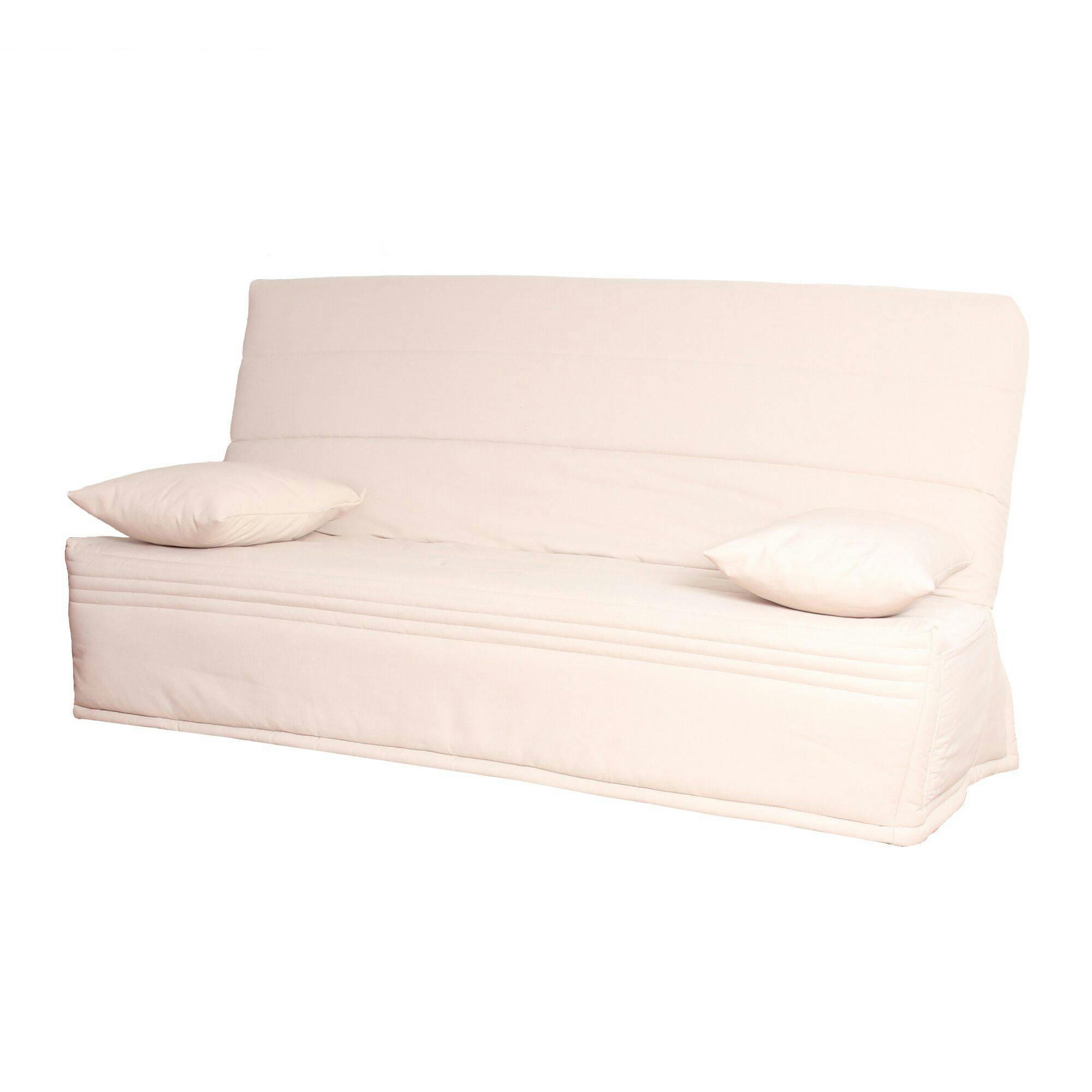 ORTENSE - Banquette clic-clac avec matelas en mousse lin