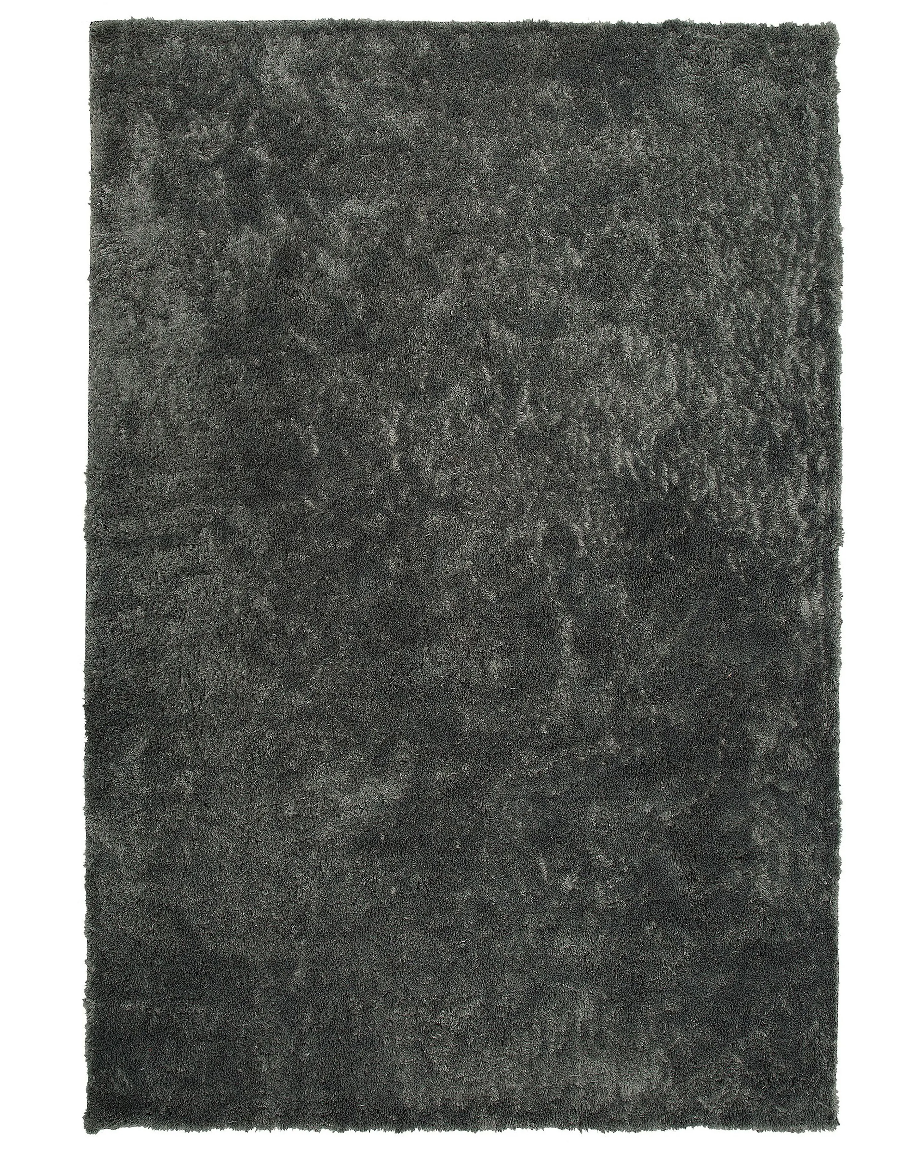 Shaggy Rug EVREN Dark Grey 140 x 200 cm