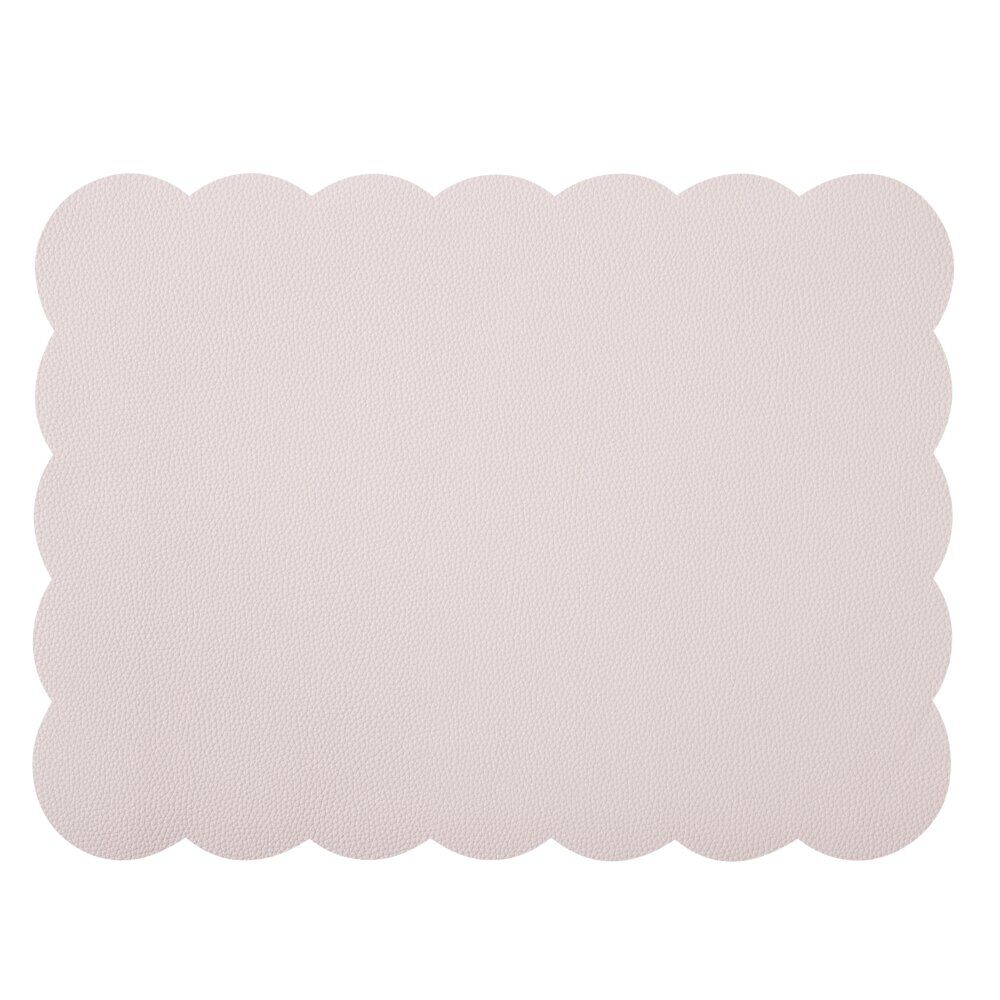 Set de table rectangulaire plastique bord festonné 30x45cm (3 modèles)