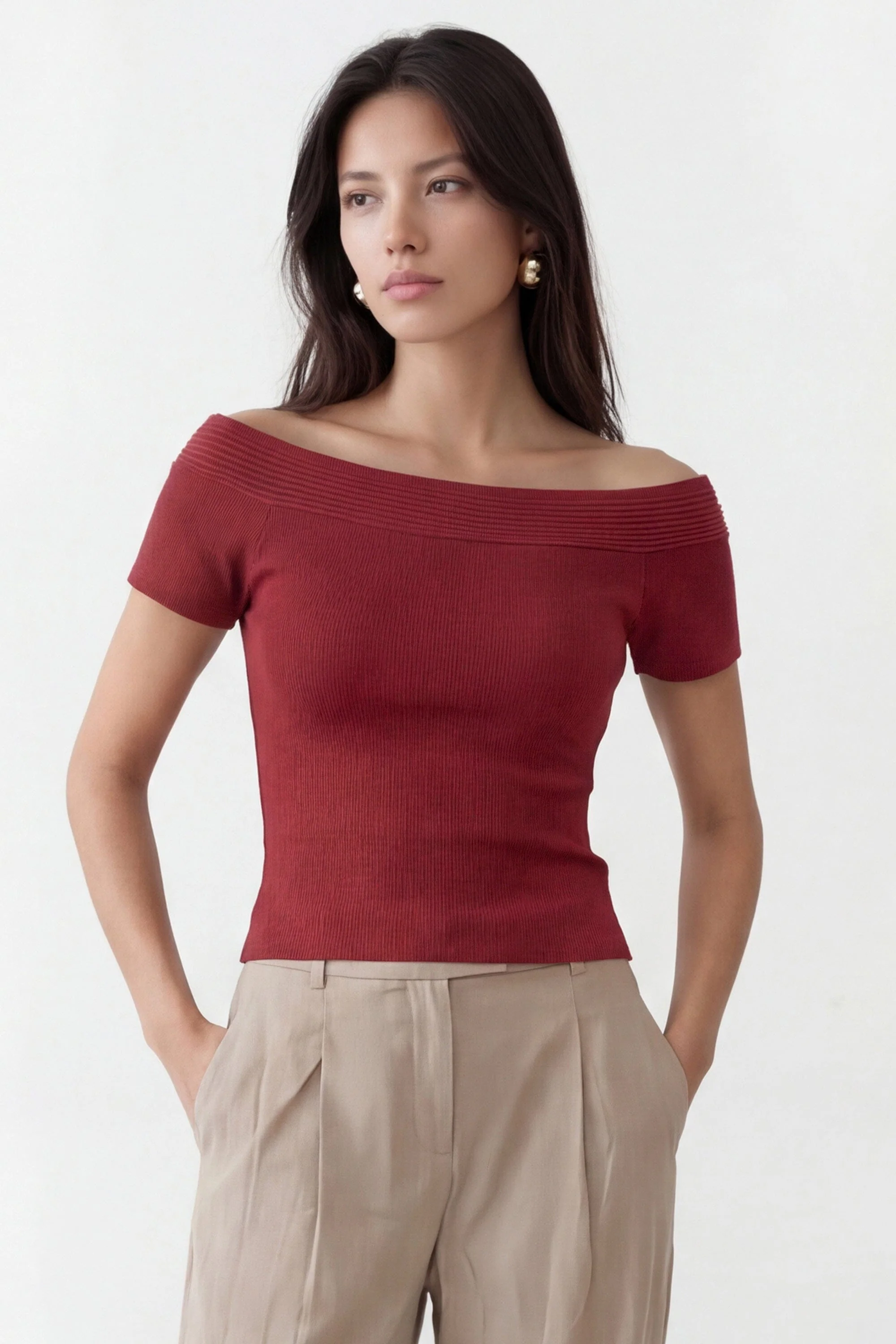 PULL - CRISTINA - TERRACOTTA