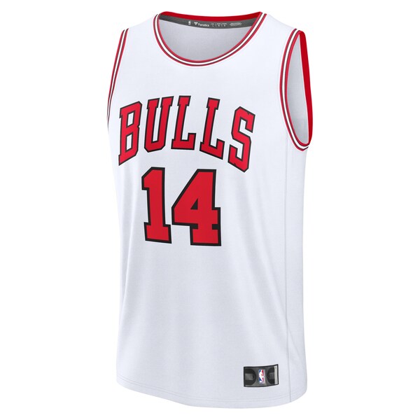 Matas Buzelis Chicago Bulls  Fast Break Replica Player Jersey - Association Edition - White