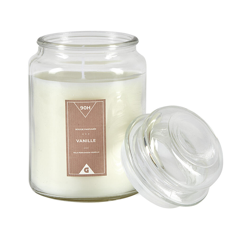 Bougie parfumée dans Bonbonnière senteur cupcake Vanille Ivoire
