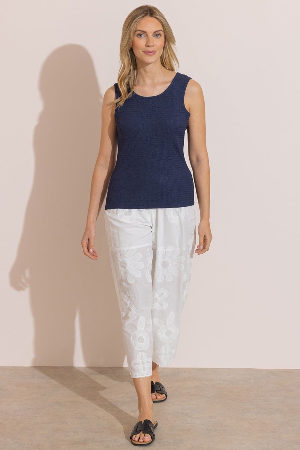 Klass. Textured Sleeveless Vest Top
