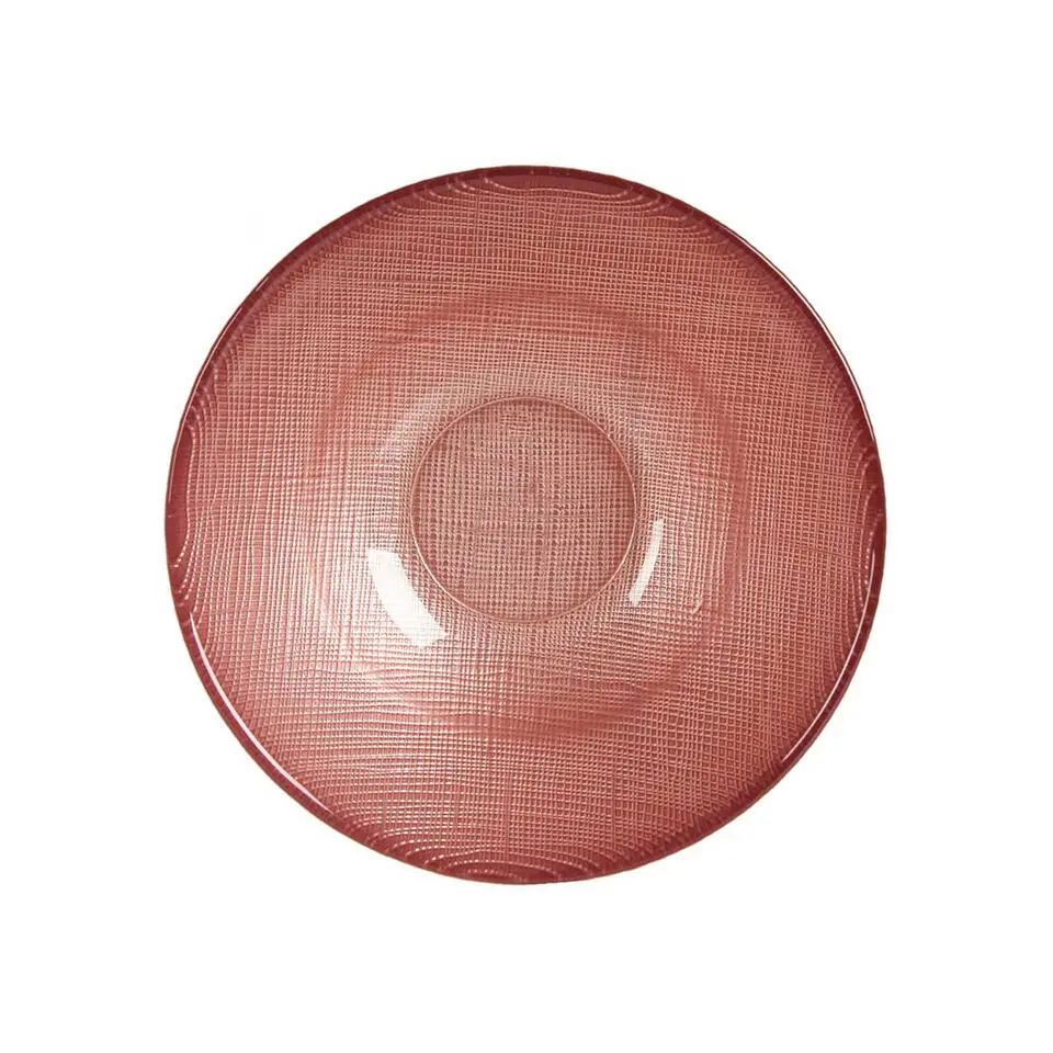 Vivalto schaaltjes/kommetjes - Murano - glas - roze - D15 cm