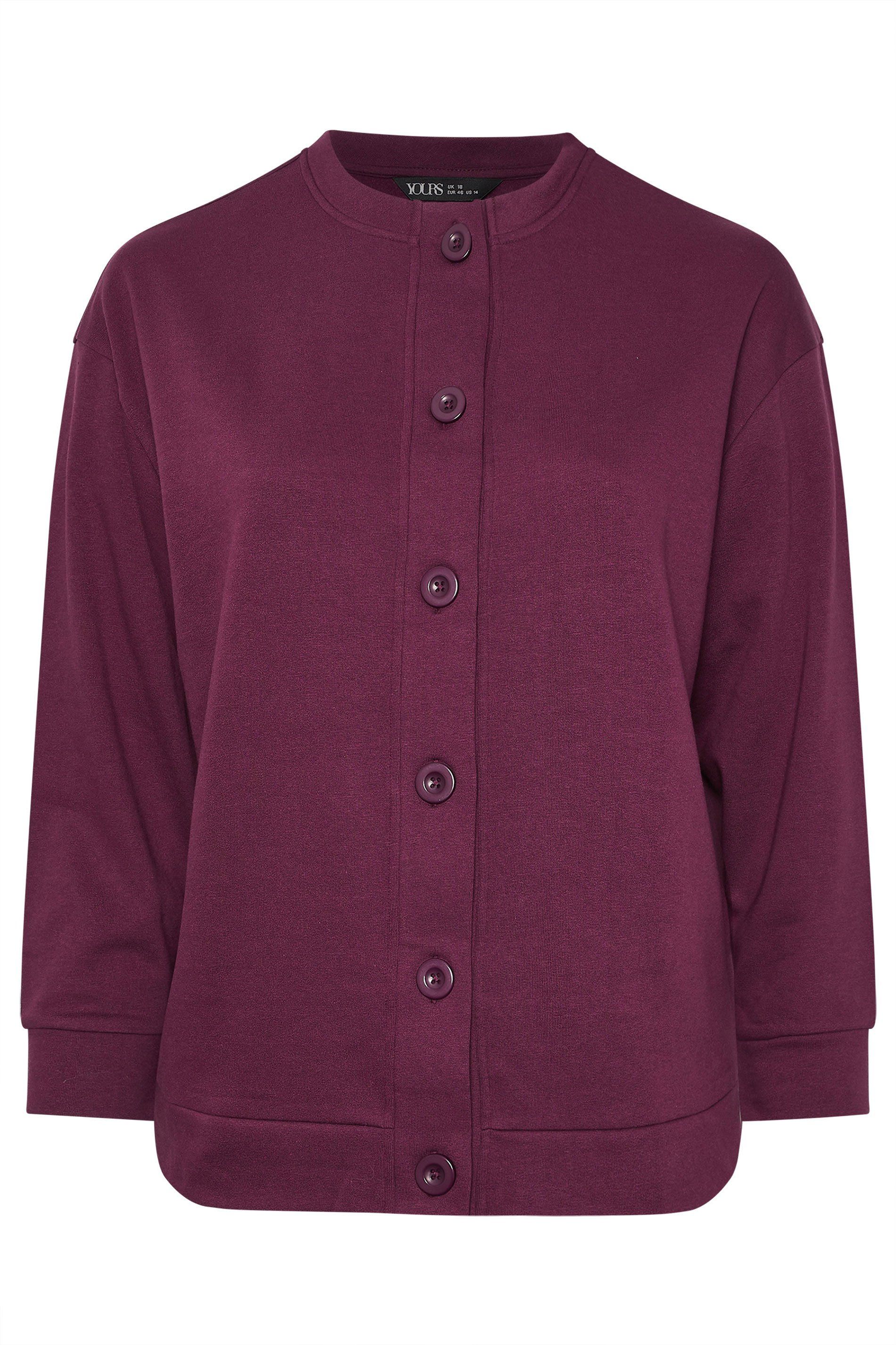 Yours Jersey Button Cardigan