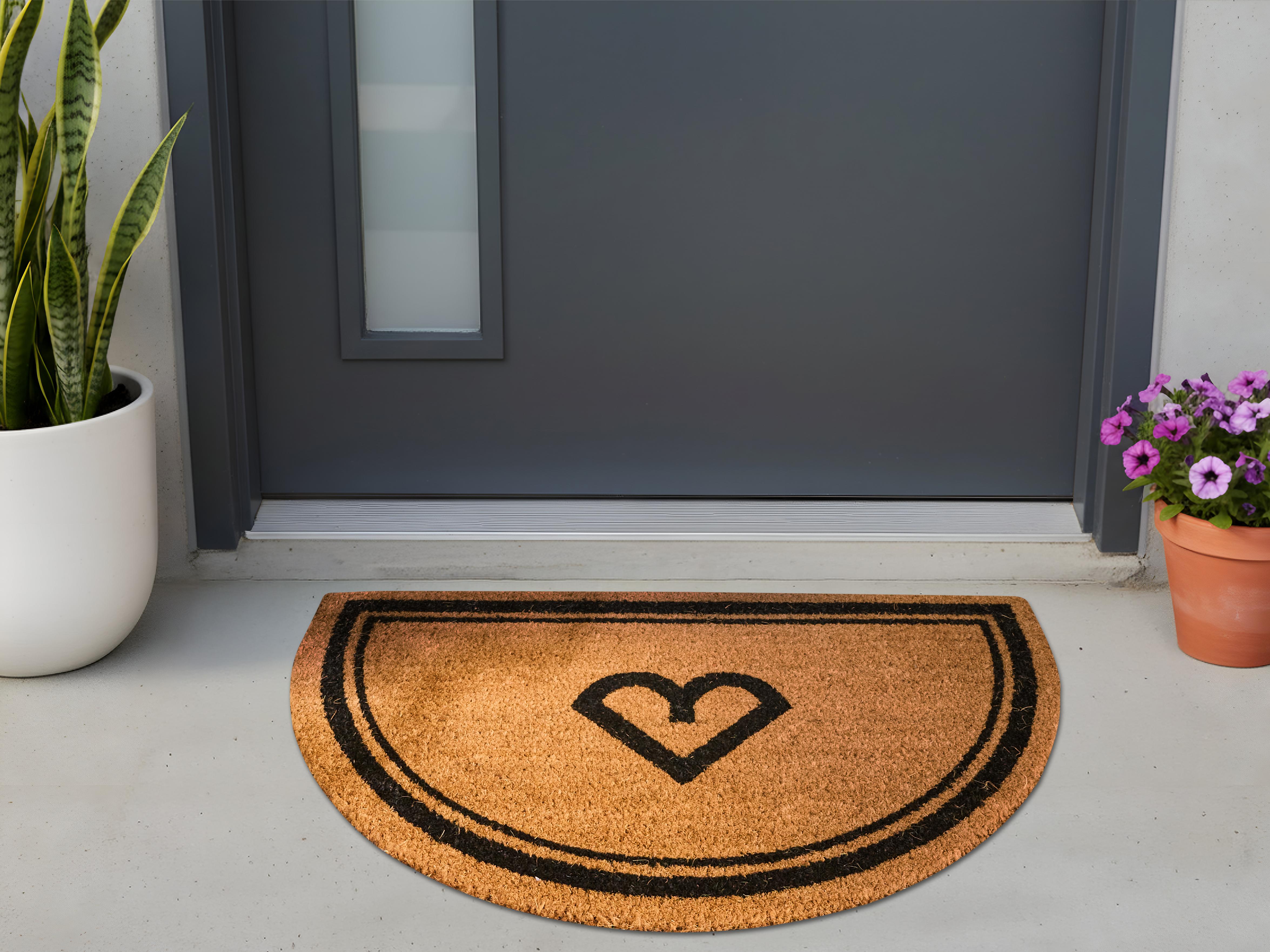 Doormat DALAHICAN Natural 45 x 75 cm Coir