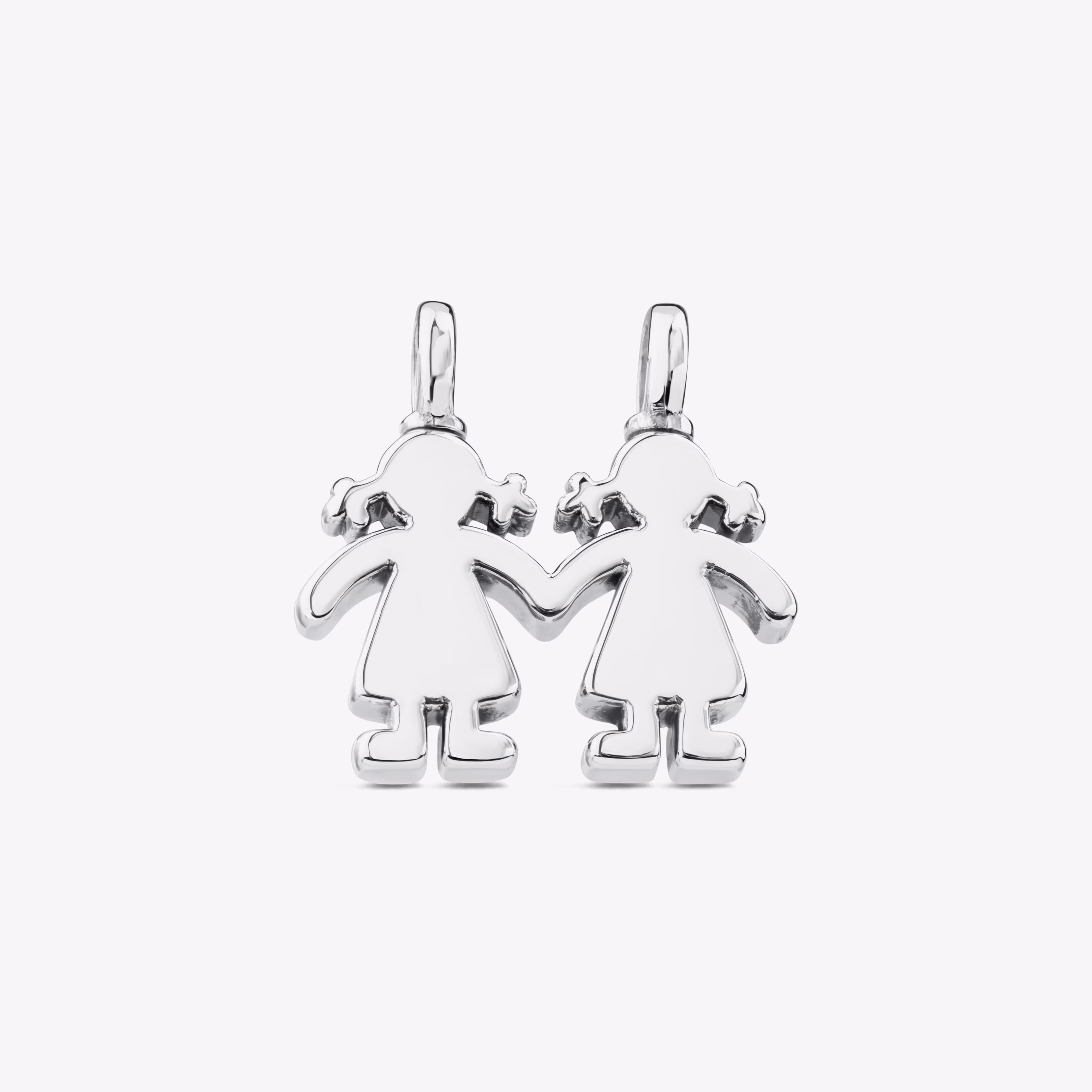Colgante niñas de plata Sweet Dolls