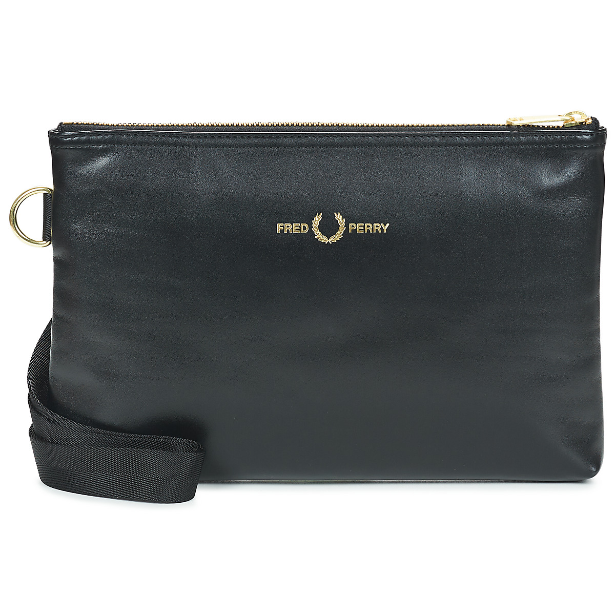Fred Perry - SMOOTH LEATHER SACOCHE - Black