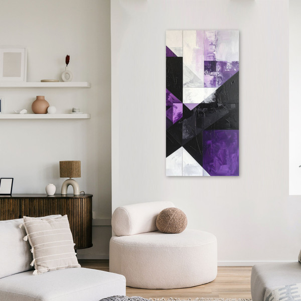 Obraz do salonu sypialni kuchni biura, Geometryczne kształty 40x80