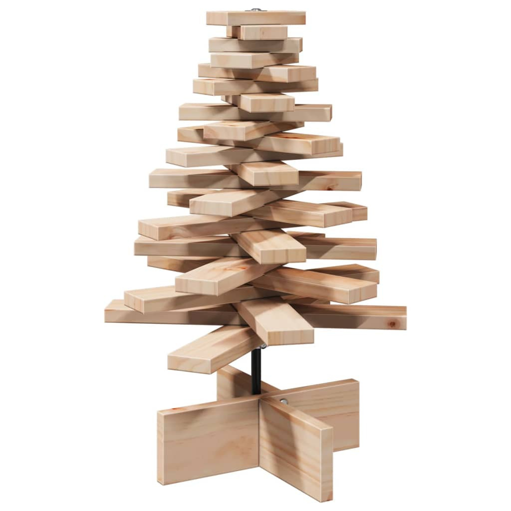 Choinka Drewniana Sztuczna Choinka Sosnowa Drewno 60 cm