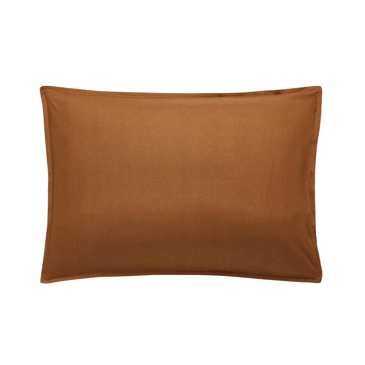 NOUVELLE VAGUE - Taie d'oreiller en lin marron 50x75