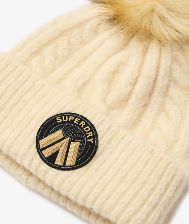 Cable Luxe Knit Beanie Hat