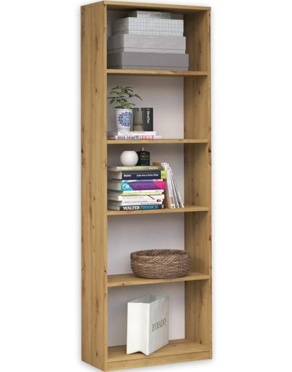 Regał R40 40cm na książki segregatory - Dąb Artisan
