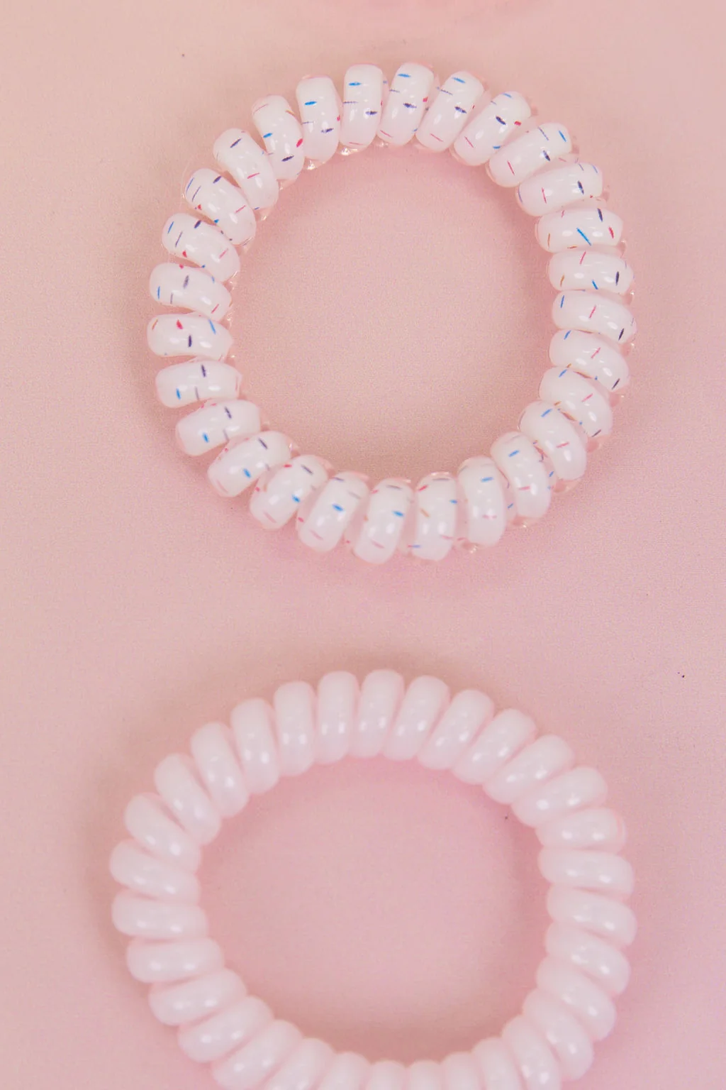 Pink Coil Hair Ties – 4 Pack