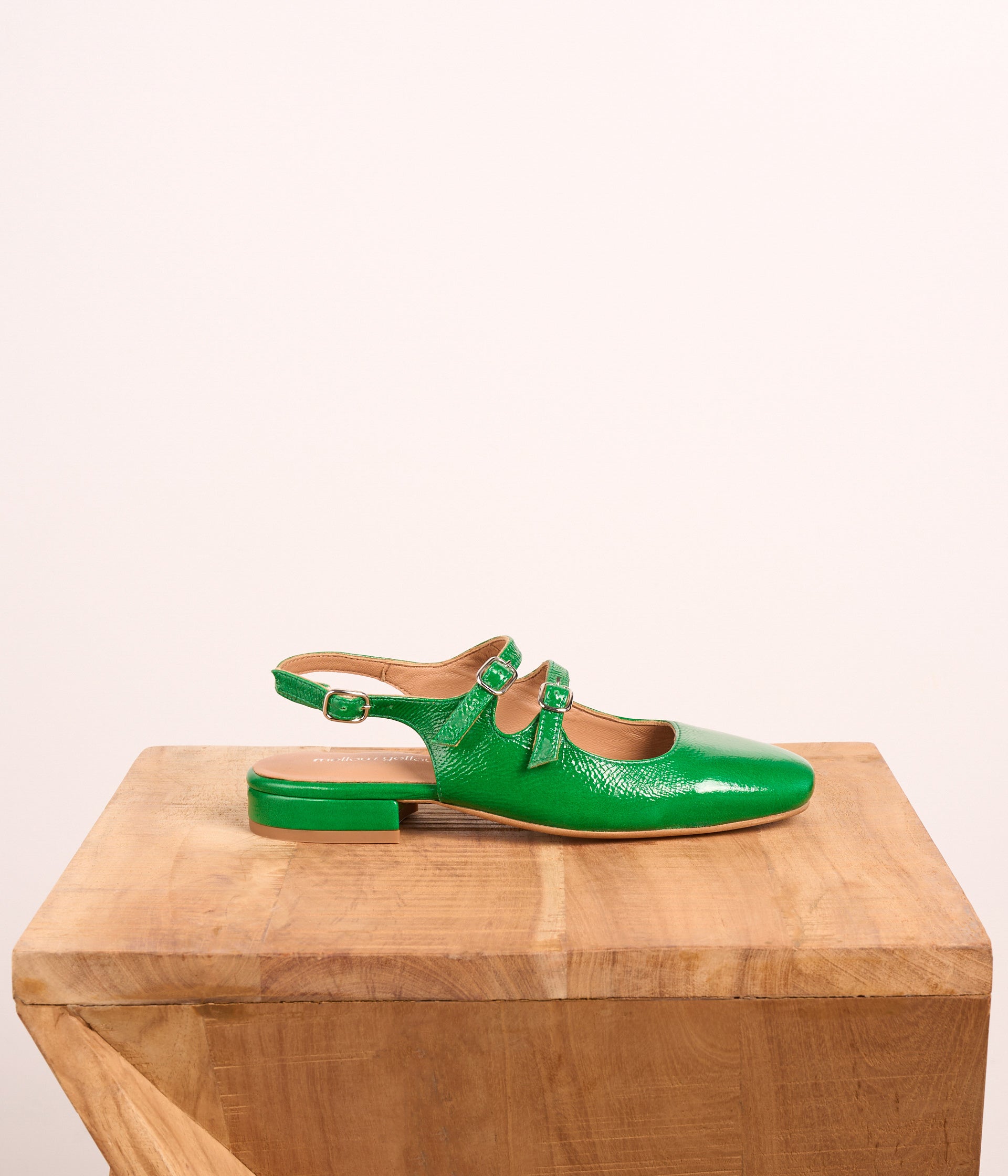 Slingbacks vernies vertes Daisy