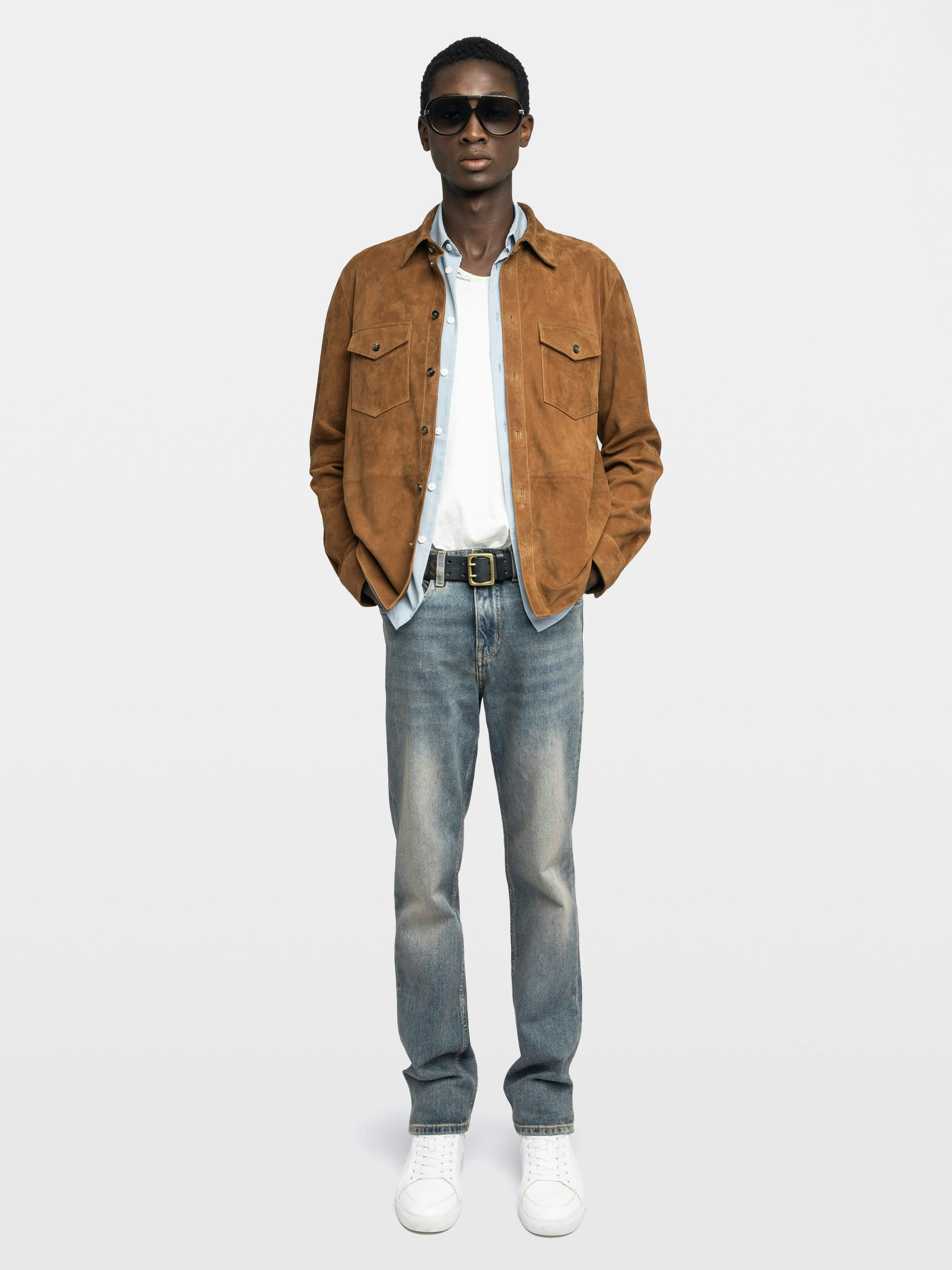 Chemise Sergy Cuir Suede