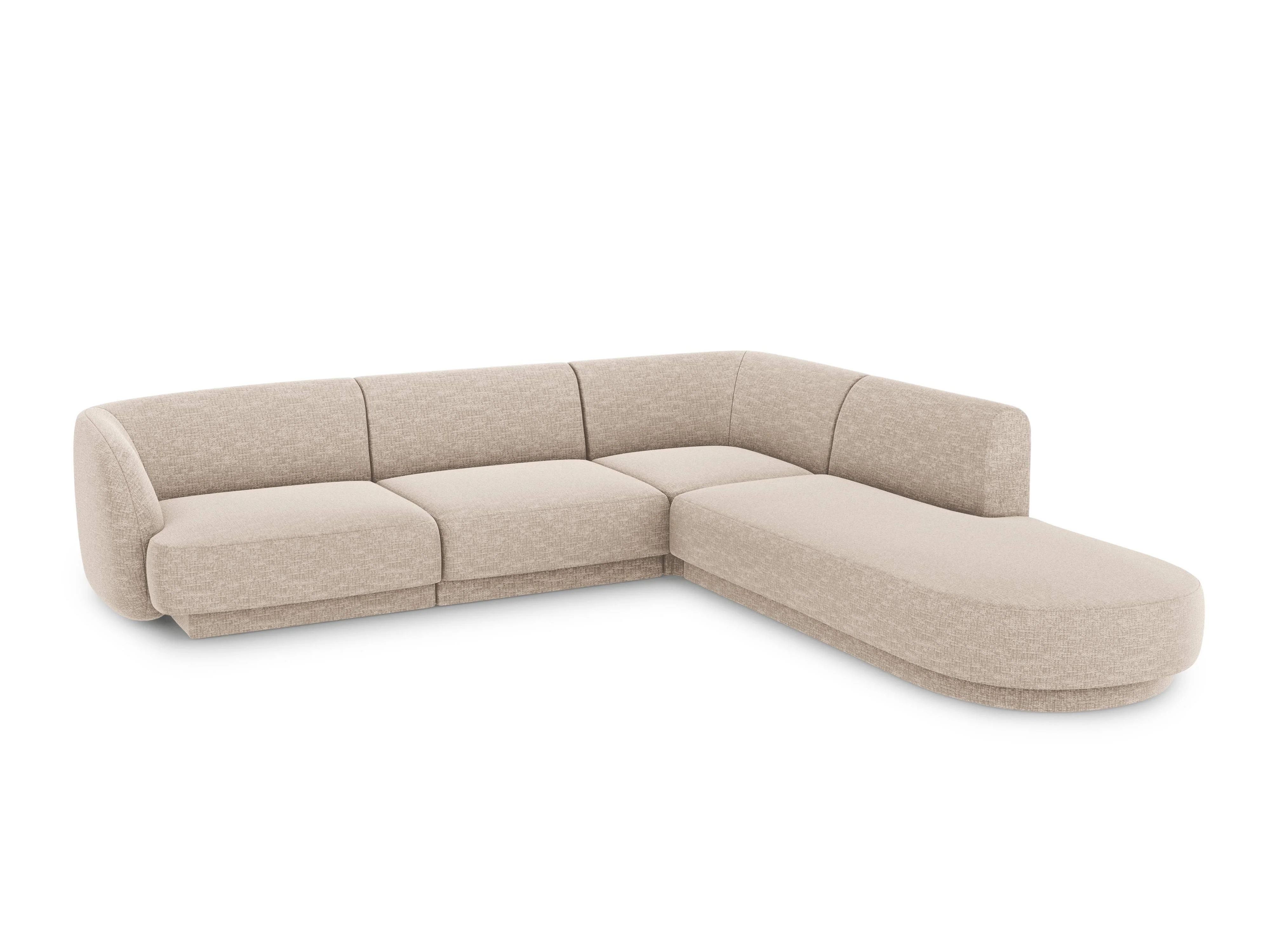5-zitshoekbank Miley rechts chenille