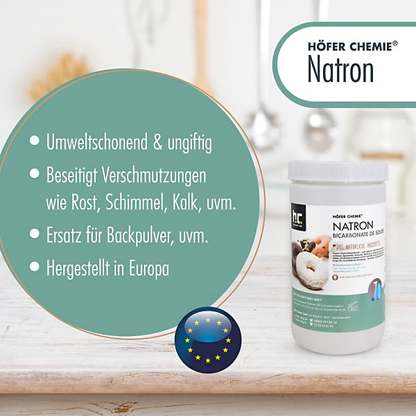 Bicarbonate De Sodium 1 x 1 Kg, Qualité Alimentaire Pour Cuisine, Ménage Et Piscine