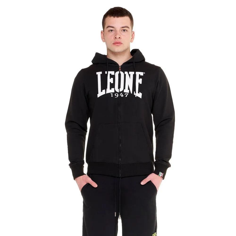 Leone1947 Big Logo full zip sweatshirt