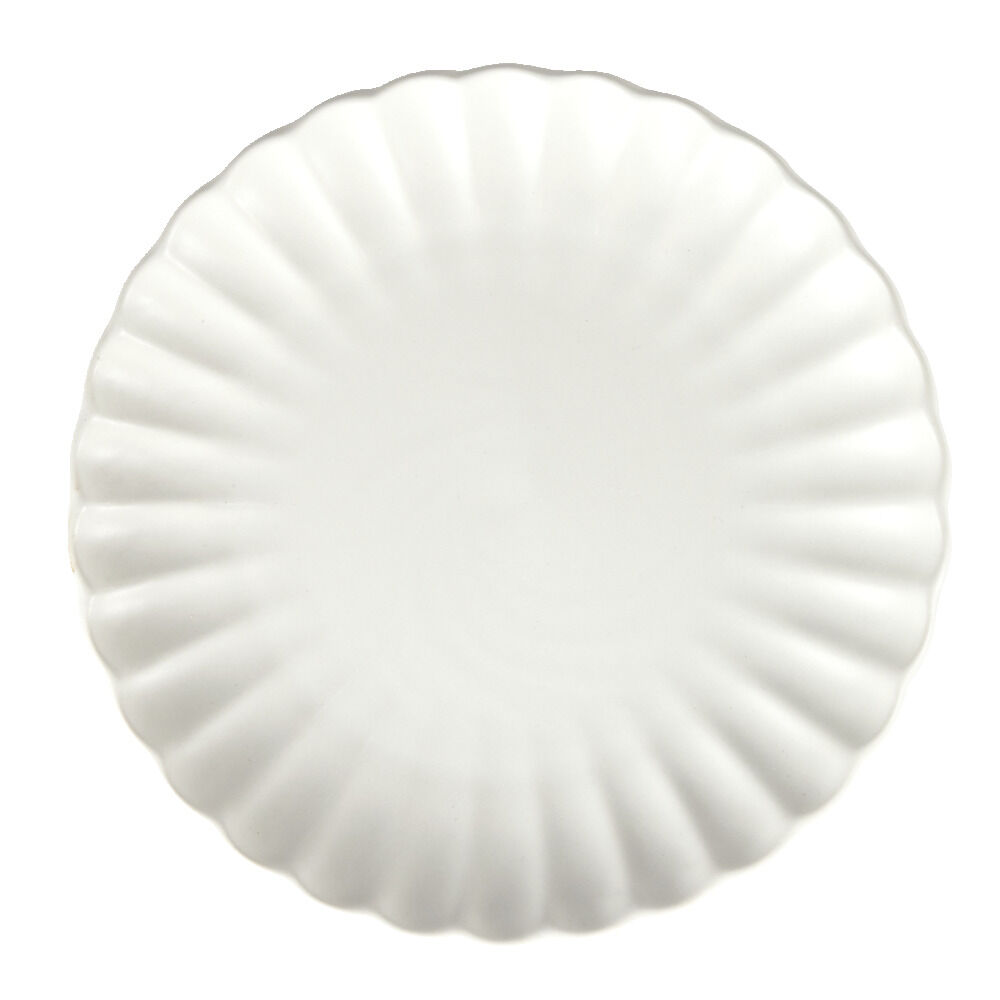 Assiette à dessert ronde Venise faïence blanche Ø20cm