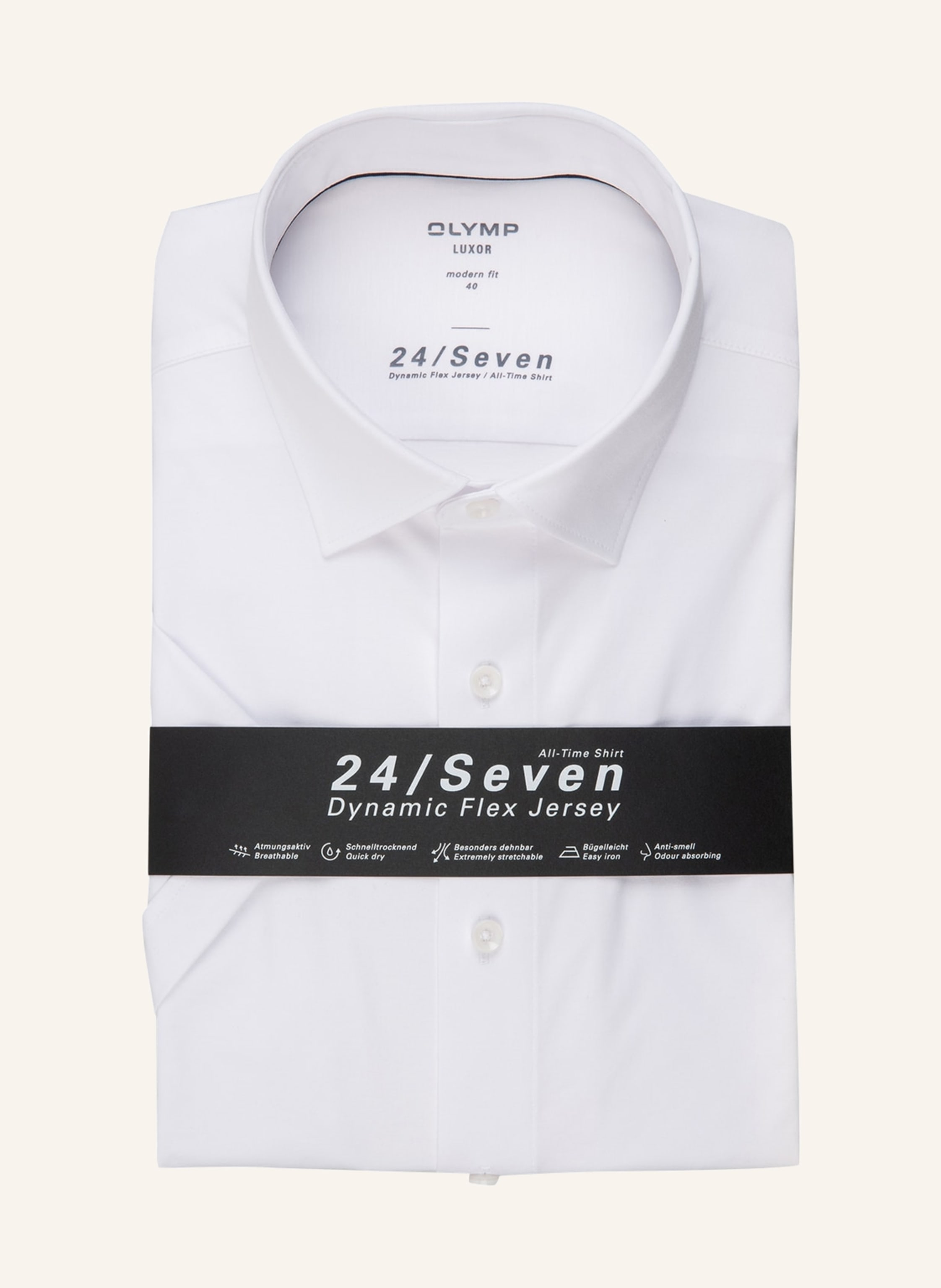 OLYMP Kurzarm-Hemd Luxor 24/Seven modern fit