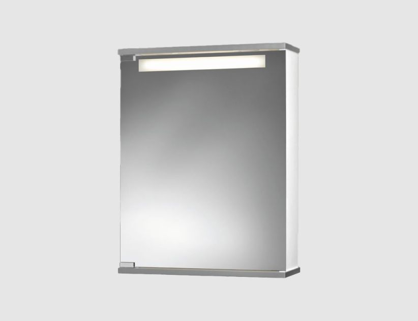 Spiegelschrank Cento silber weiß