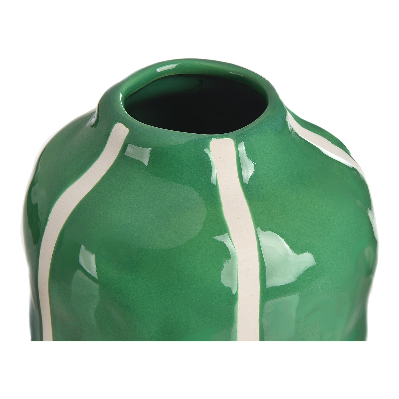 Vase Grün, ⌀ 12.5 cm, H 125 mm