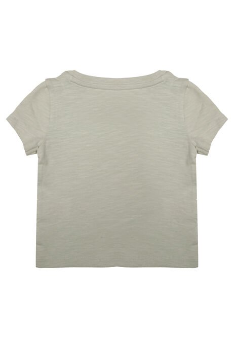 Baby Boys Mint Cotton Dinosaur Daddy T-Shirt