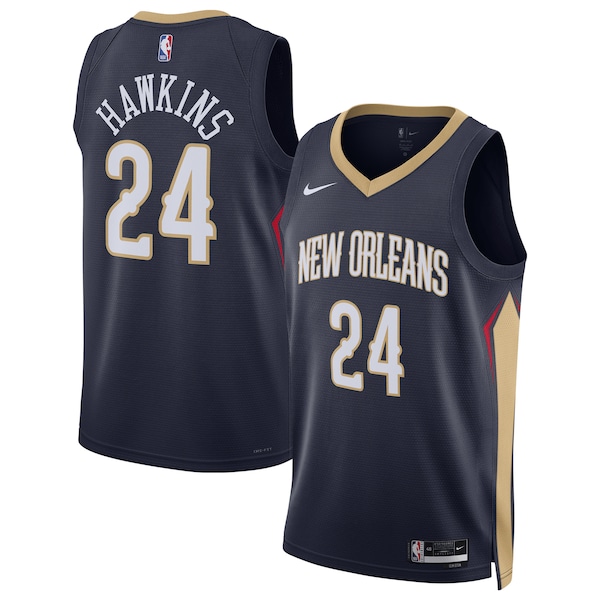 Jordan Hawkins New Orleans Pelicans Nike Unisex Swingman Jersey - Icon Edition - Navy