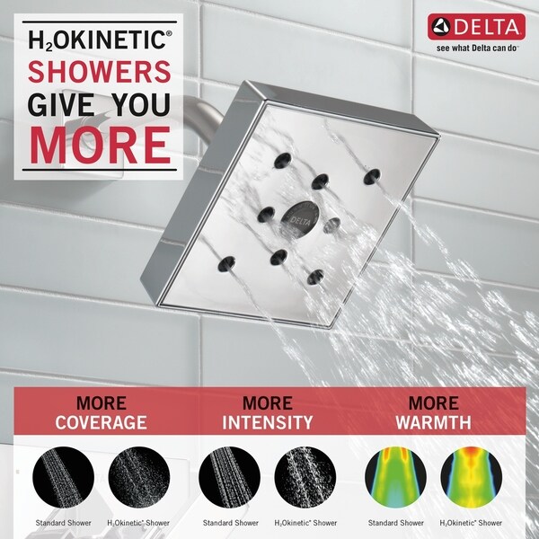Delta Ara Monitor 14 Series H2Okinetic Tub & Shower Trim T14467 Chrome
