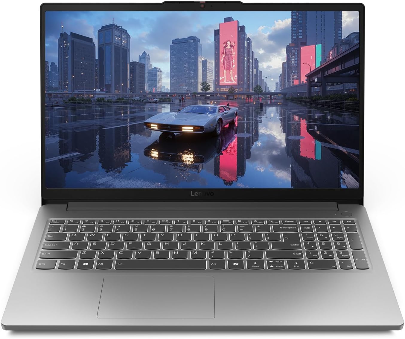 Lenovo LOQ Essential – AI-Powered Student Gaming Laptop - Intel® Core™i5-12450HX - 15.6 FHD IPS Display – 144Hz Refresh Rate – NVIDIA® GeForce RTX™ 4050 – 8GB Memory – 512GB SSD Storage – Luna Grey