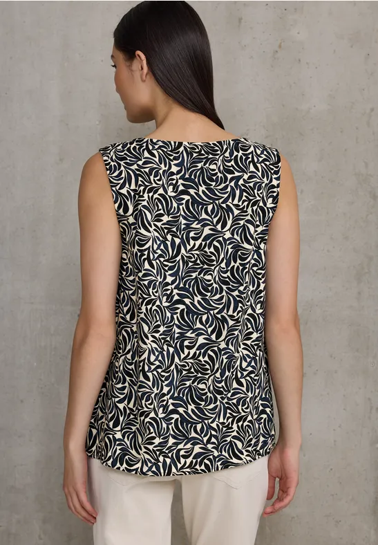 Gemustertes Blusentop