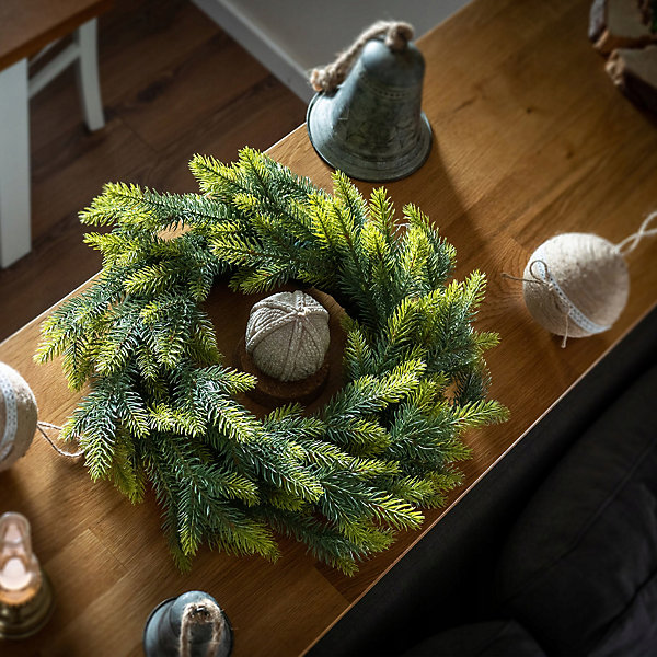 KADAX Couronne de Noël Décoration de Porte 45cm Premium