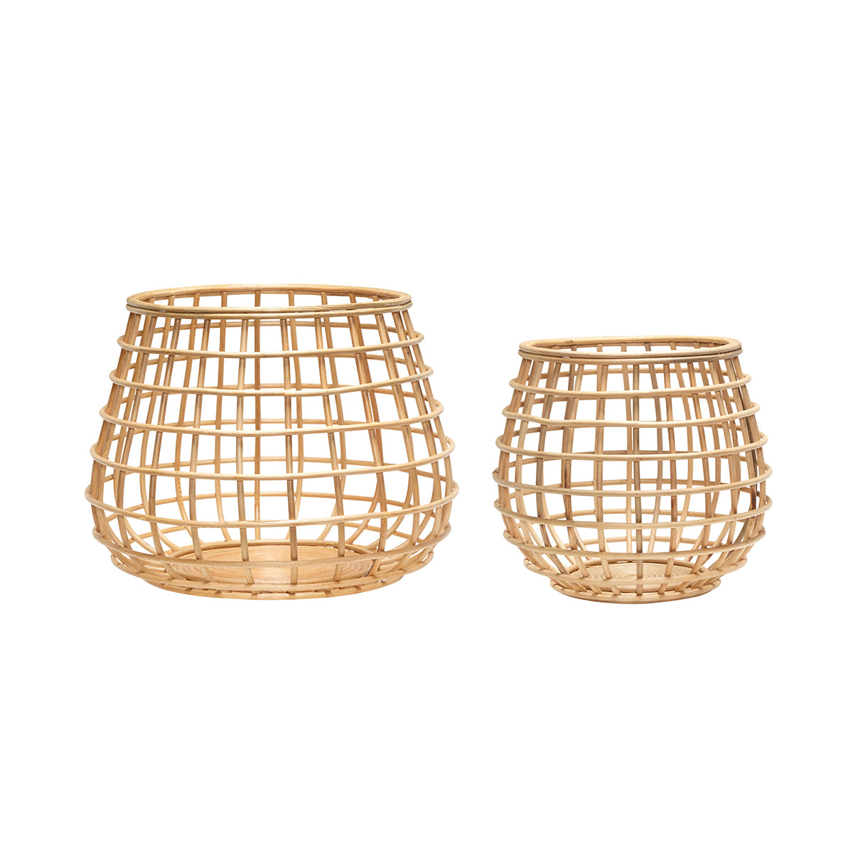 Hübsch manden Energy - rotan - ø45xh40, ø60xh45cm