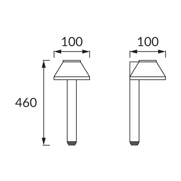 Lampa solarna ogrodowa wbijana akumulator zimna barwa LED 0.5W IP44 Struhm