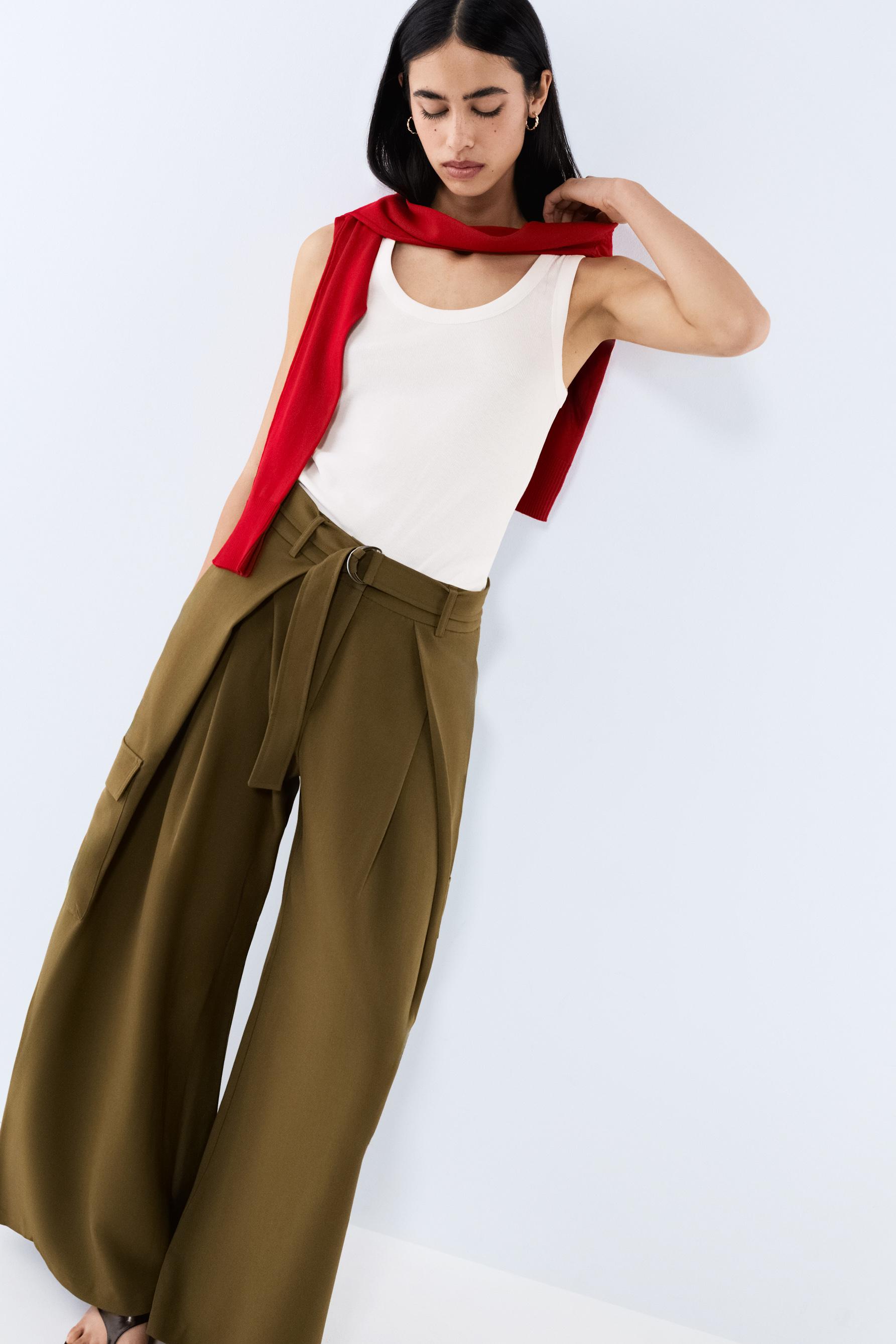 Pantalón super wide leg - cargo