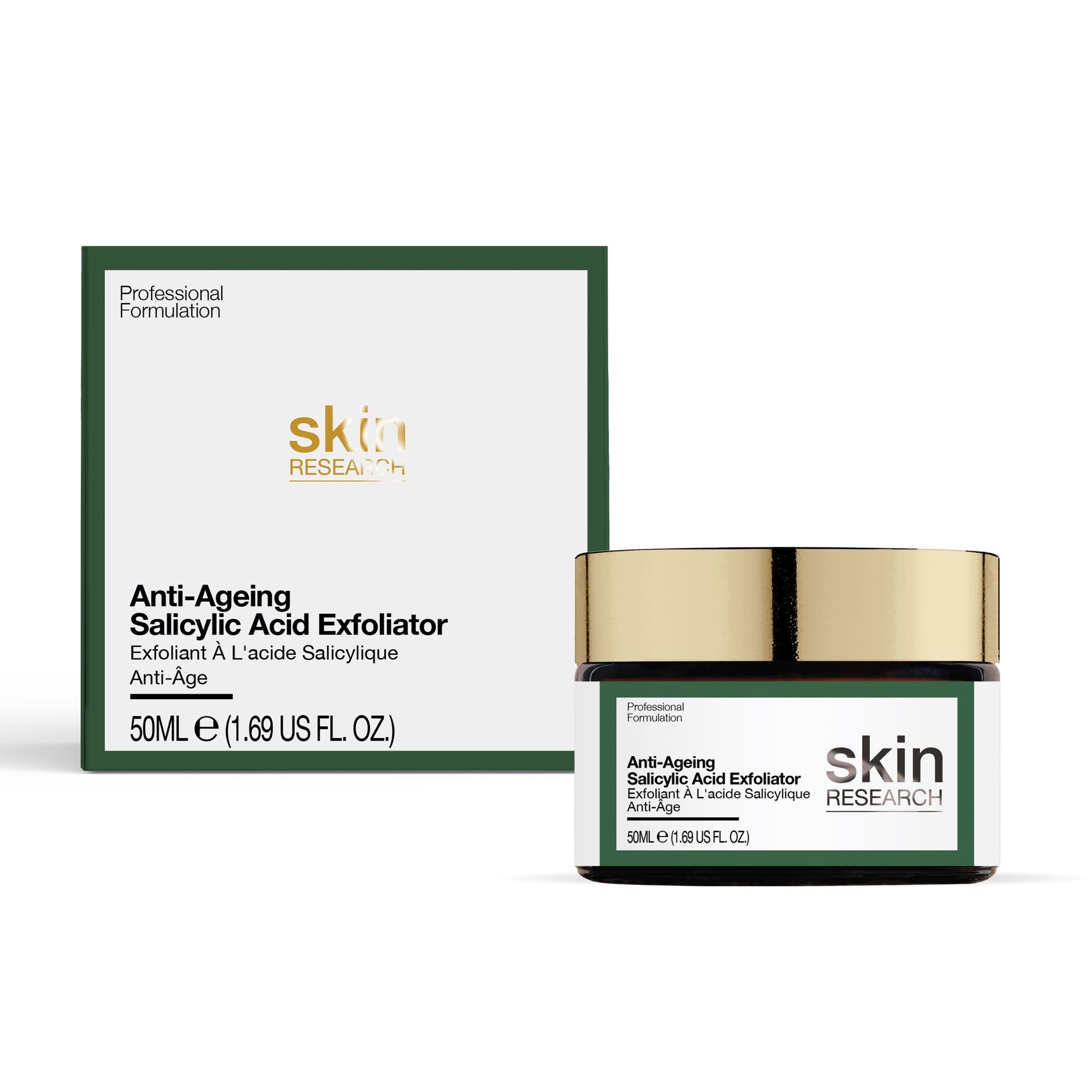 Skin Research Anti-Ageing Salicylic Acid Exfoliator 50ml for Fine Lines and Wrinkles