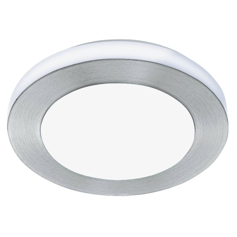 Plafonnier LED Capri blanc et aluminium brossé Ø 30 cm 3 x 3,6 W EGLO