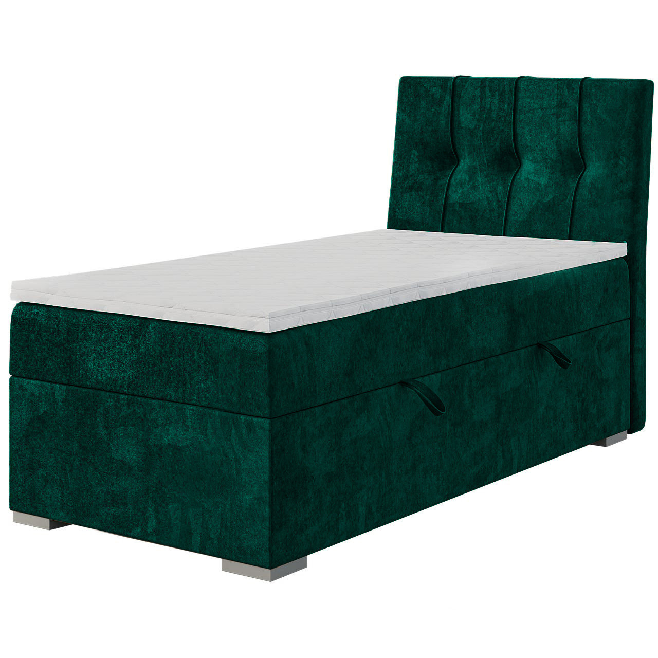 Łóżko kontynentalne DANO 90x200 prawy magic velvet 2225