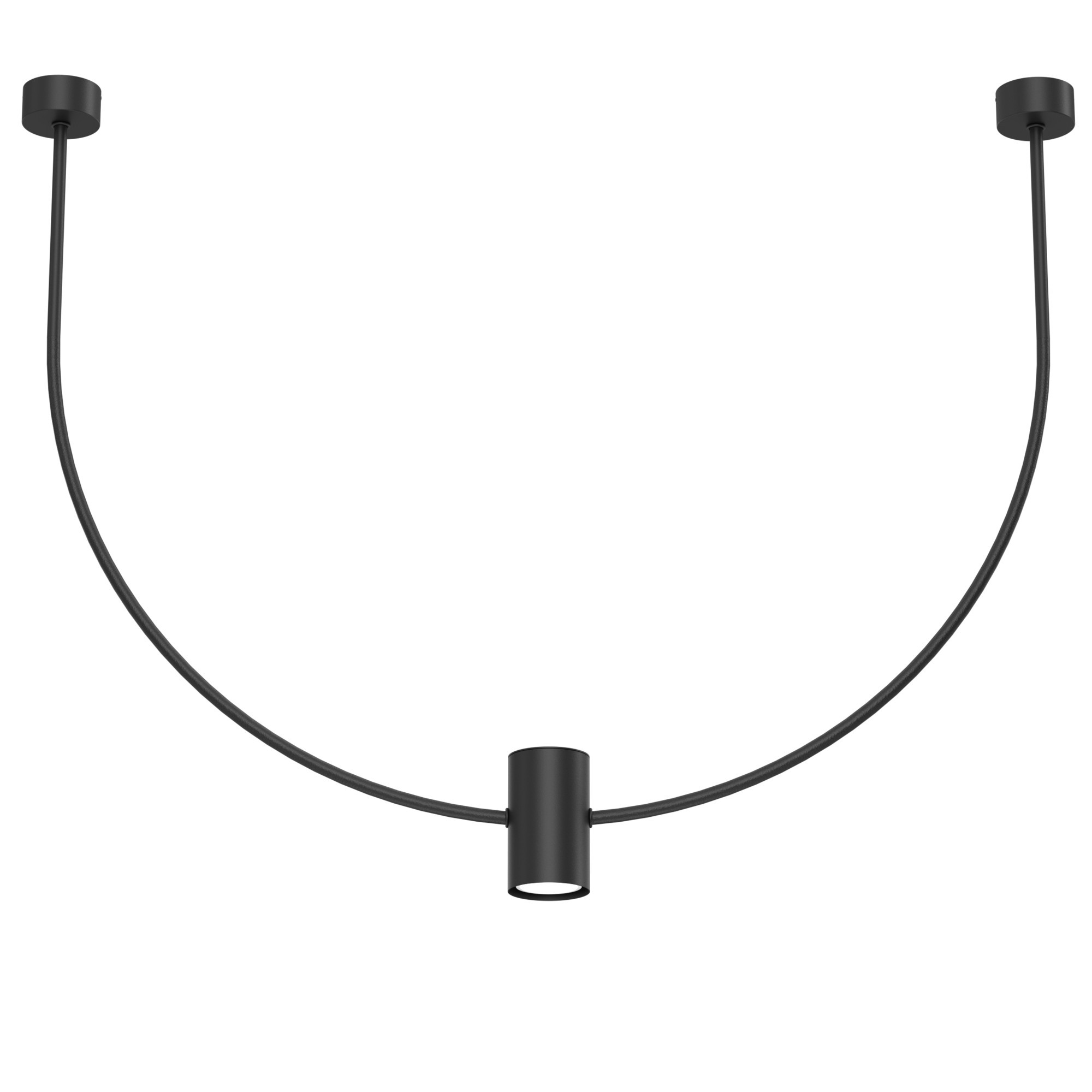 Lampa wisząca czarna NO. C 1xGU10x10W wym: 65x76x6 cm Shilo